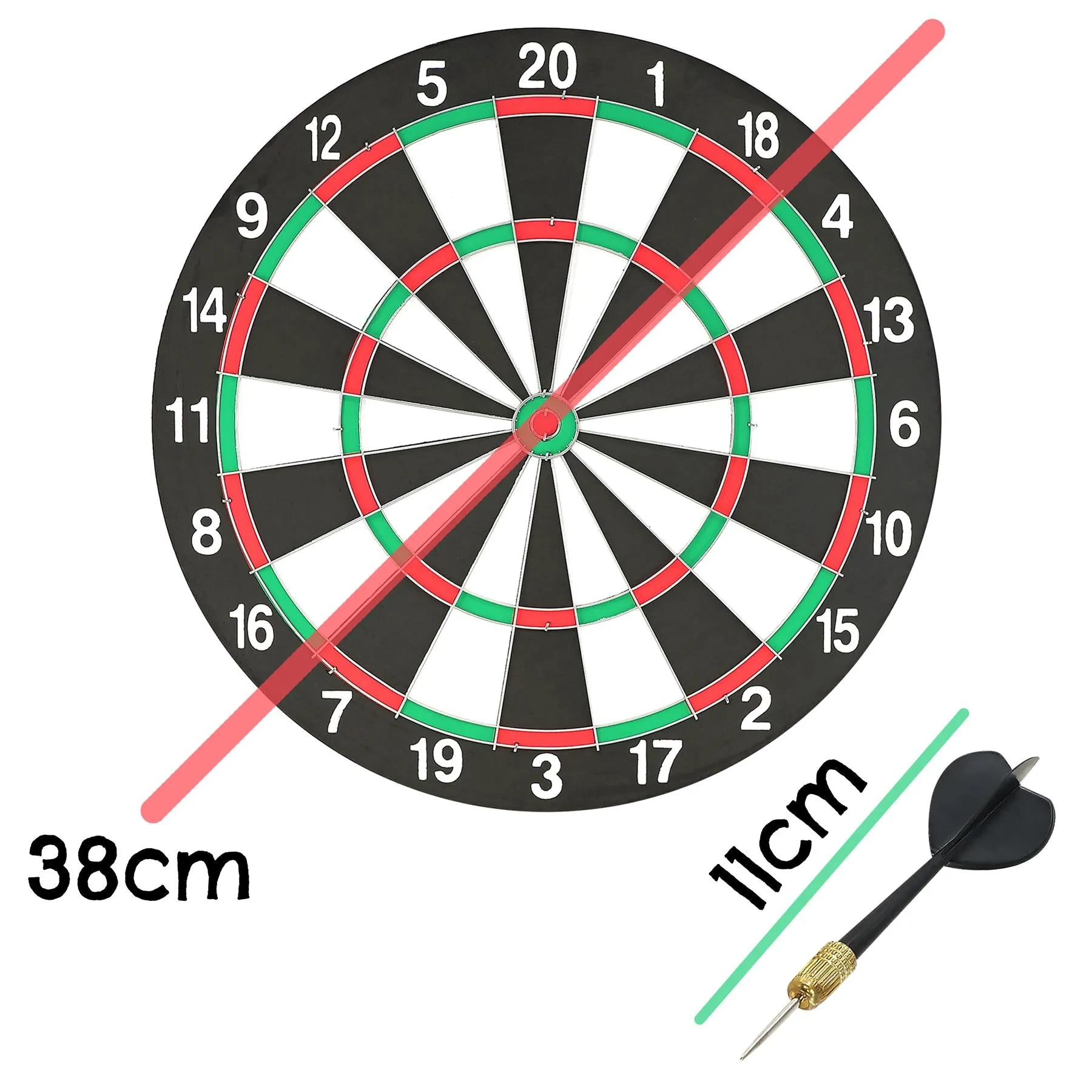 15 Inch Double sided Dartboard