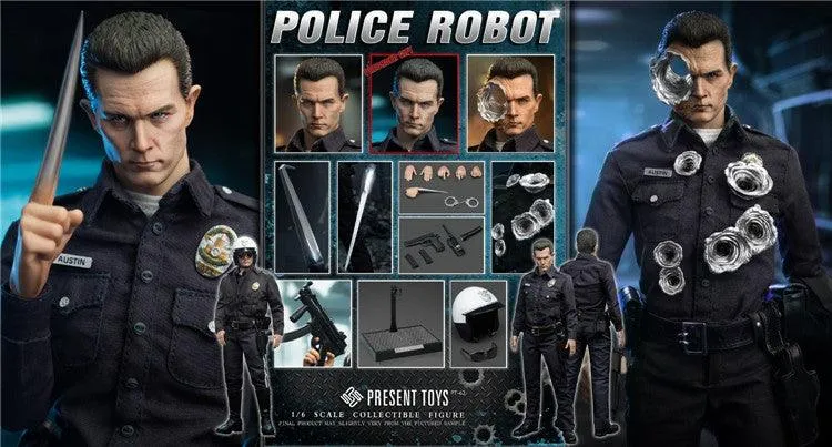 1:6 Police Robot Action Figure