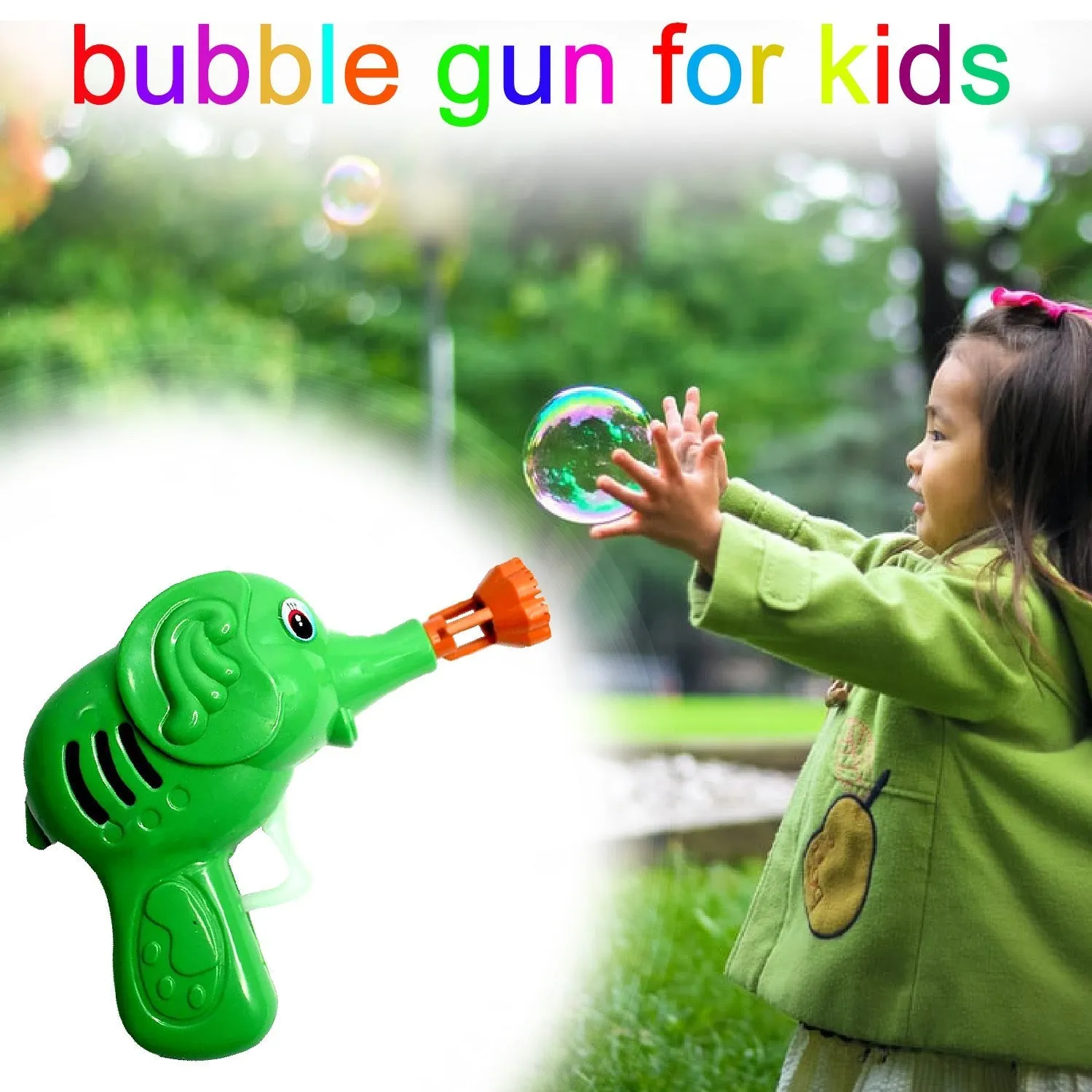 1925 elephant bubble gun for kids  /  kids toys bubble gun Toy Bubble Maker