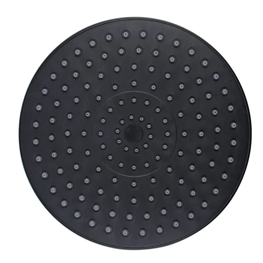 200mm 8 inch ABS Round Black Rainfall Shower Head