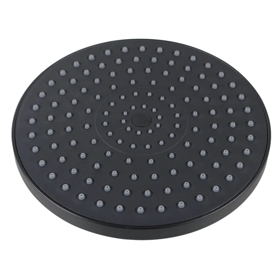 200mm 8 inch ABS Round Black Rainfall Shower Head