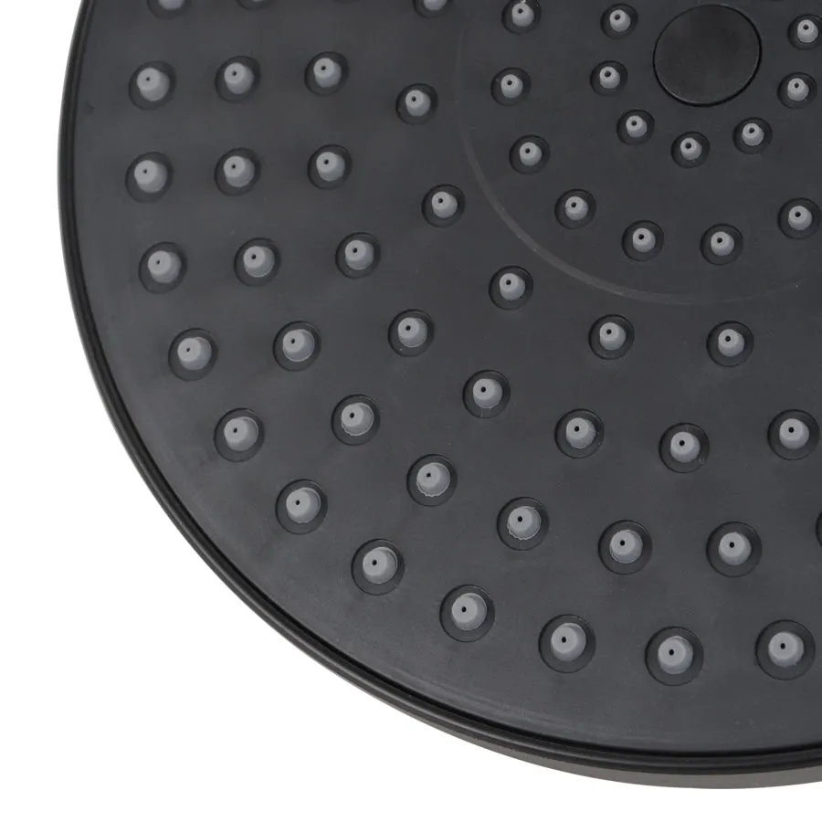 200mm 8 inch ABS Round Black Rainfall Shower Head