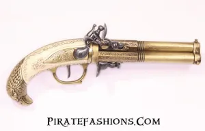 3 Barrel Revolving Flintlock (Non-Firing Replica)