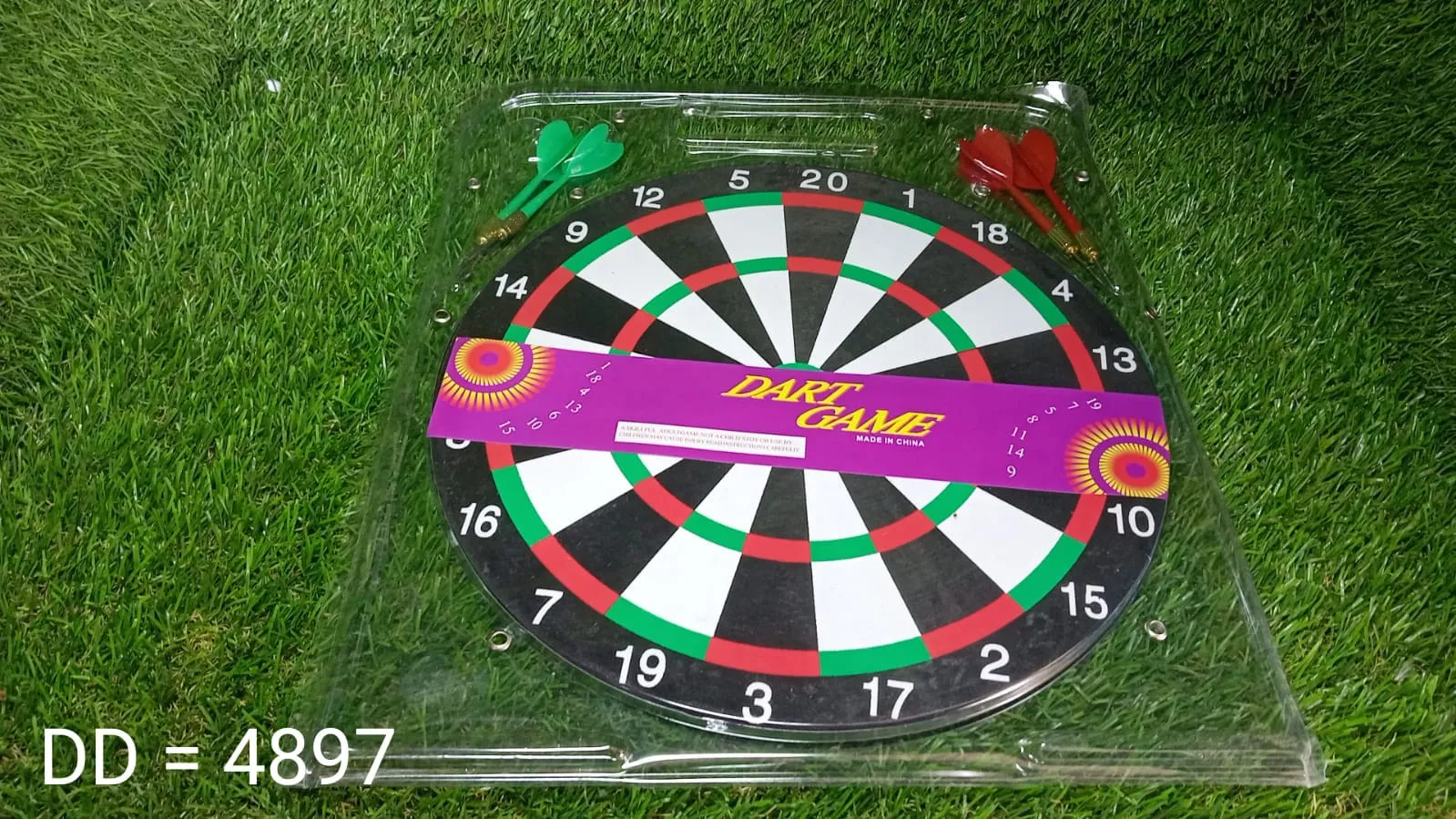 4897 Big size double faced portable dart board with 4 darts set for kids children. indoor sports games board game dart board board game.