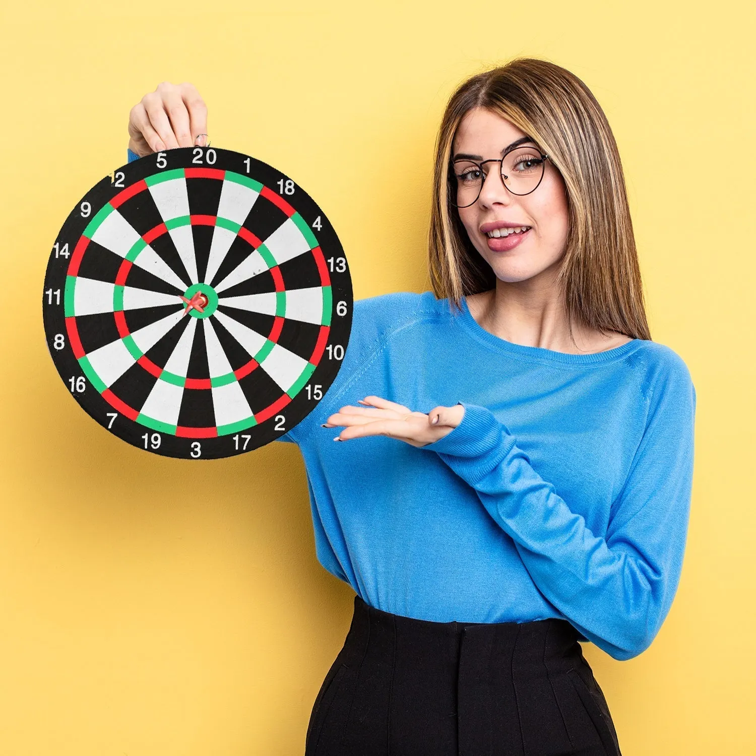 4897 Big size double faced portable dart board with 4 darts set for kids children. indoor sports games board game dart board board game.