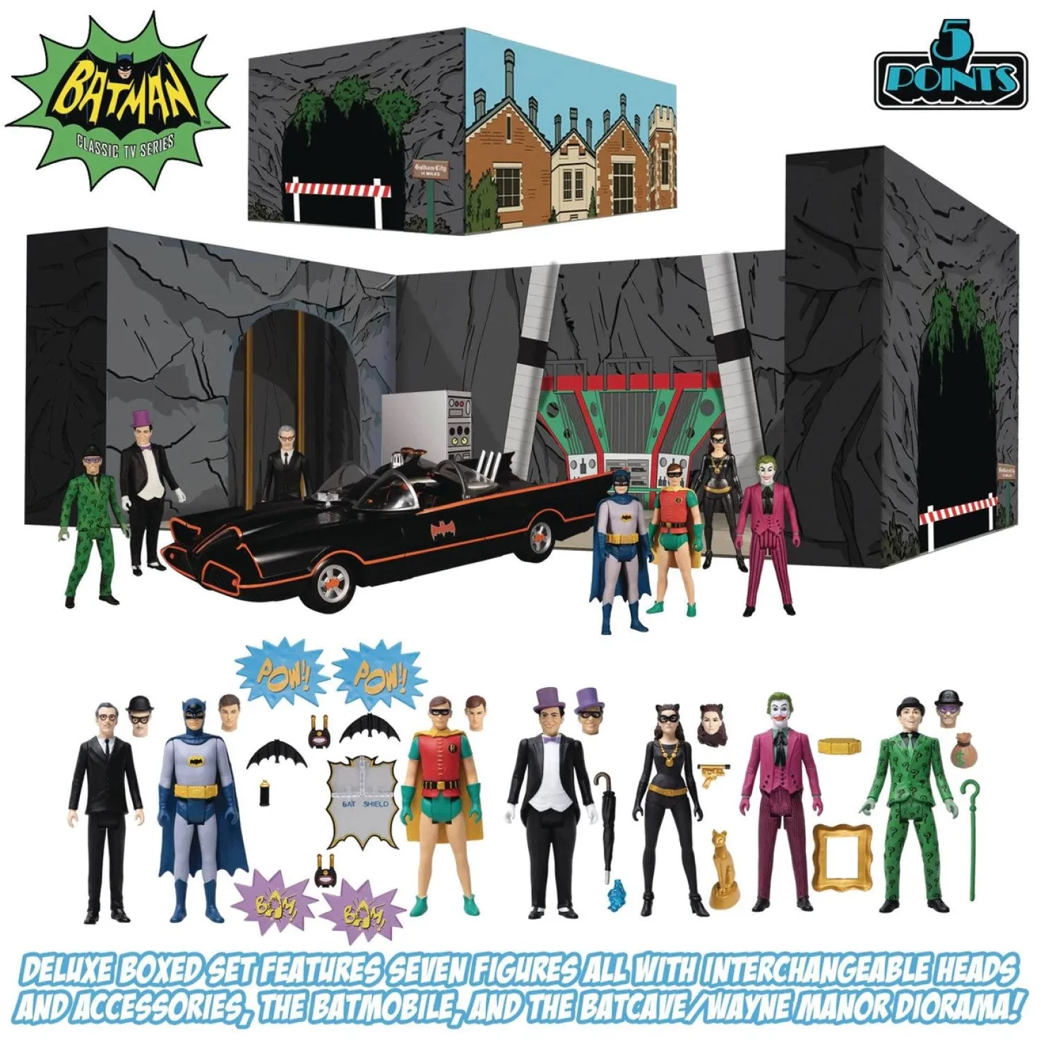 Batman 66 5 Points Deluxe Box Set