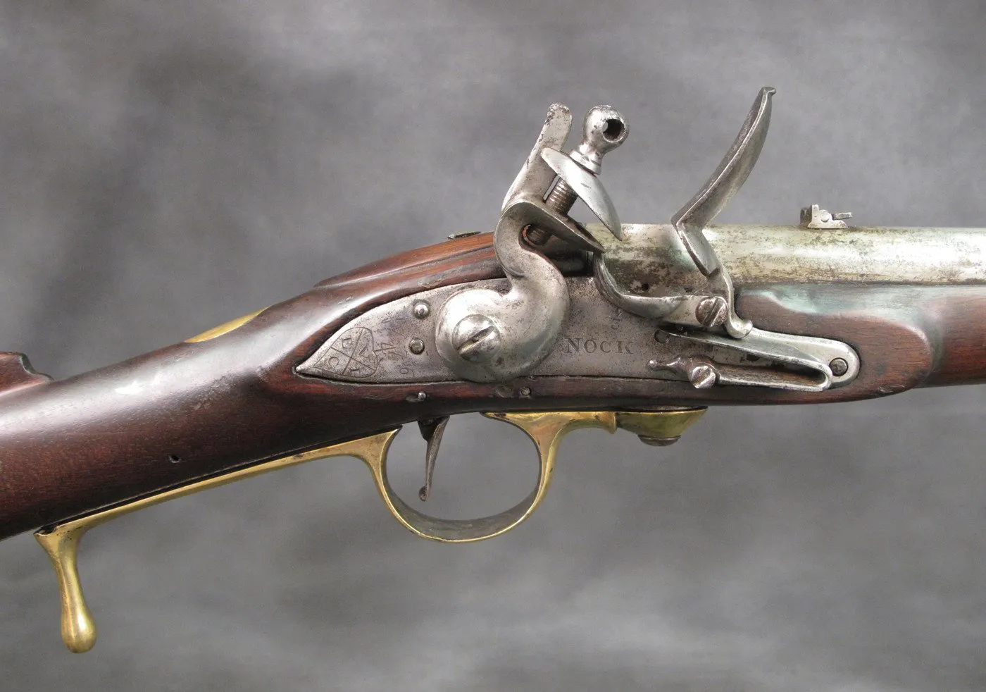 British East India Company Furguson Type Breech Loading Rifle by Henry Nock