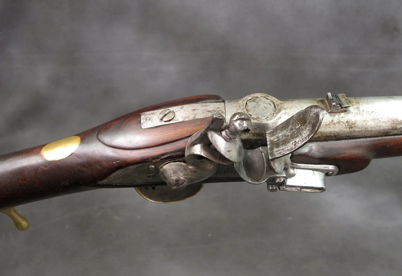 British East India Company Furguson Type Breech Loading Rifle by Henry Nock