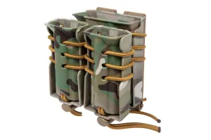 Carrier for 2 9mm magazines and an M4/M16 magazine Wosport Urban Assault Quick Pull Multicam