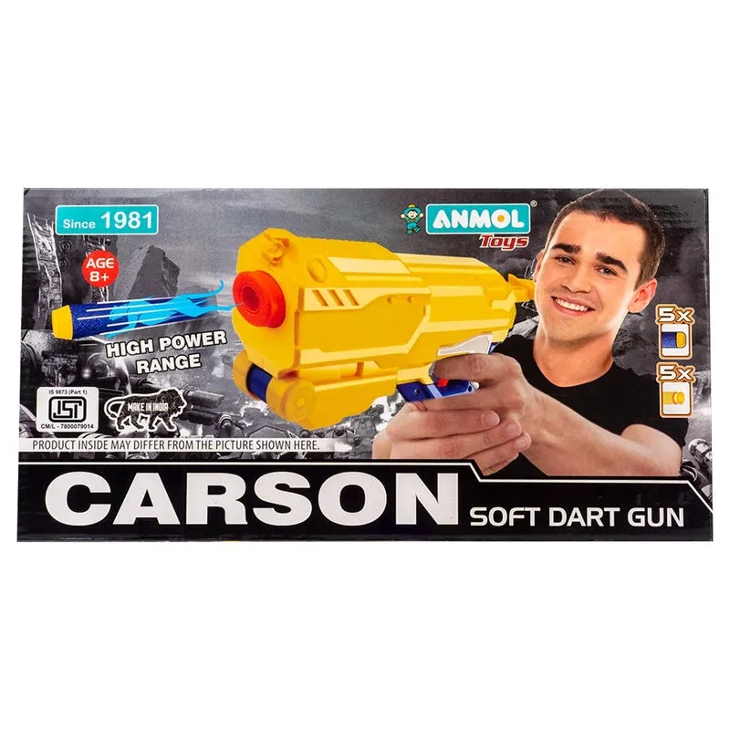 Carson Soft Dart Blaster with 10 Darts (Anmol Toys)