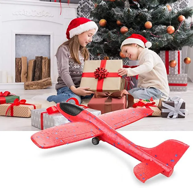 Catapult Plane Toy, Foam Airplane Launcher for Kids Gift Present