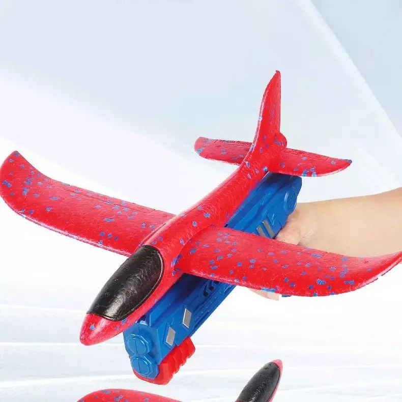 Catapult Plane Toy, Foam Airplane Launcher for Kids Gift Present