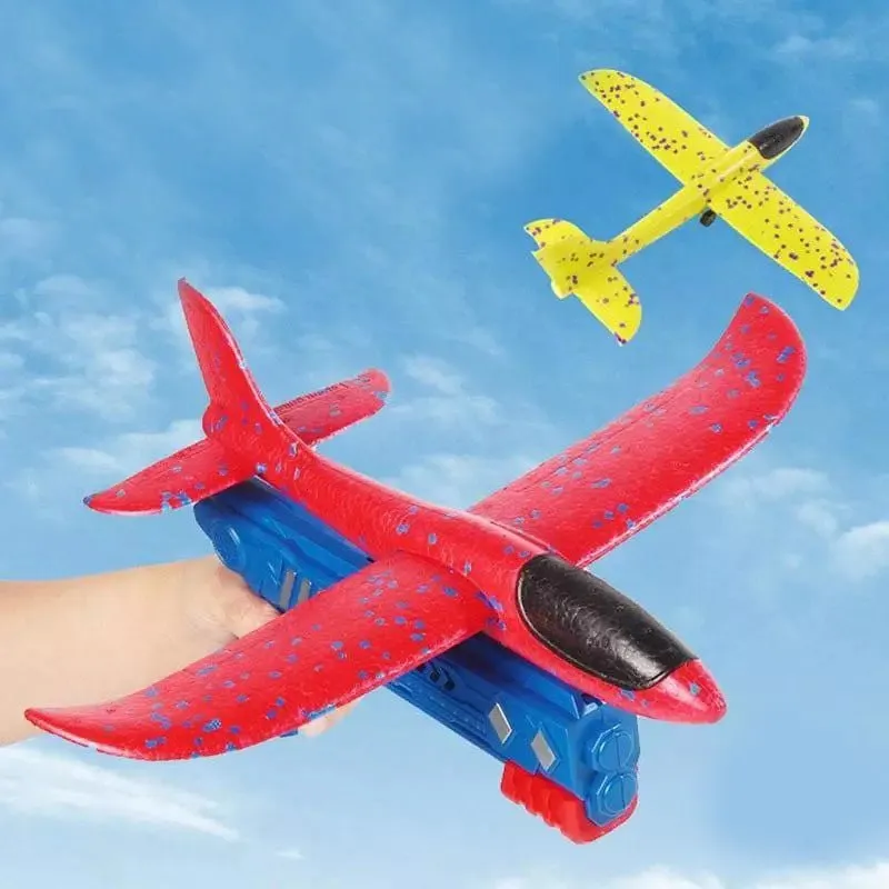 Catapult Plane Toy, Foam Airplane Launcher for Kids Gift Present