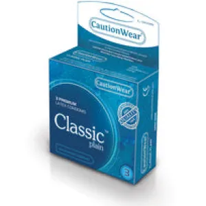 CLASSIC LUBRICATED CONDOMS 3PK