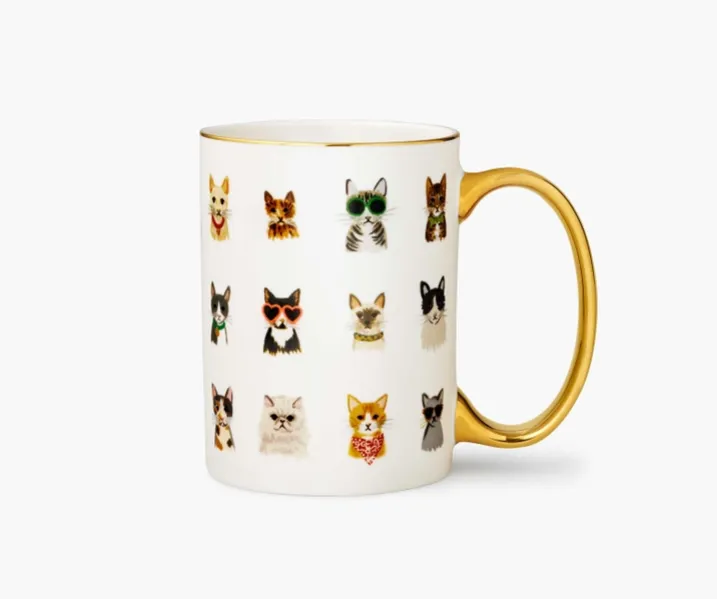 Cool Cats Porcelain Mug