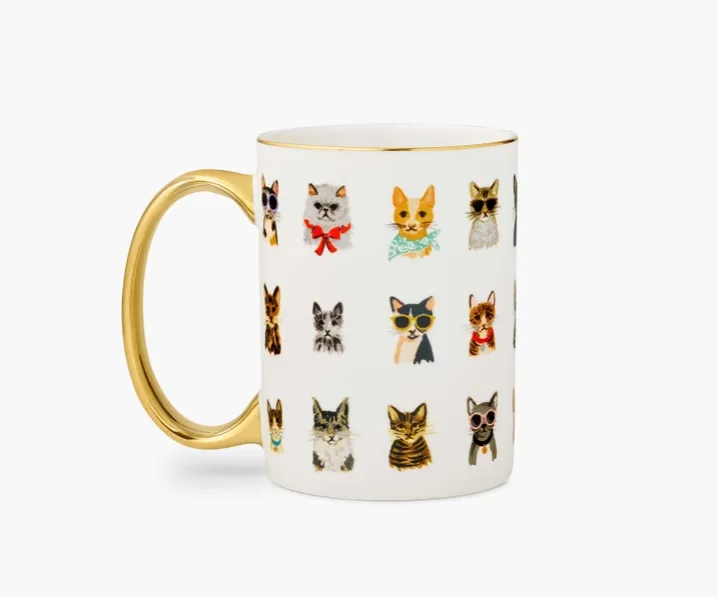 Cool Cats Porcelain Mug