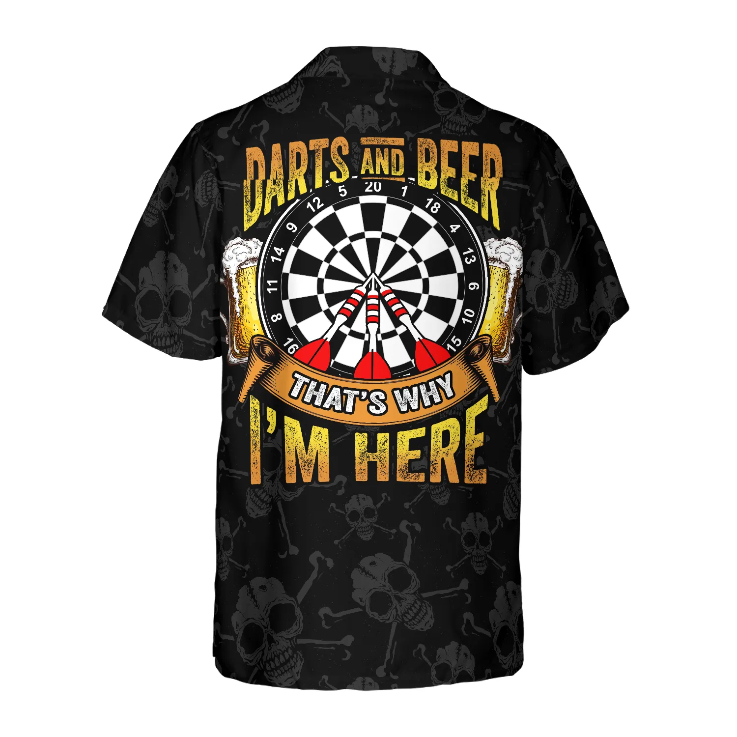 Darts And Beer Hawaiian Shirt, Colorful Summer Aloha Shirt For Men Women, Perfect Gift For Friend, Team, Family, Darts Beer Lovers