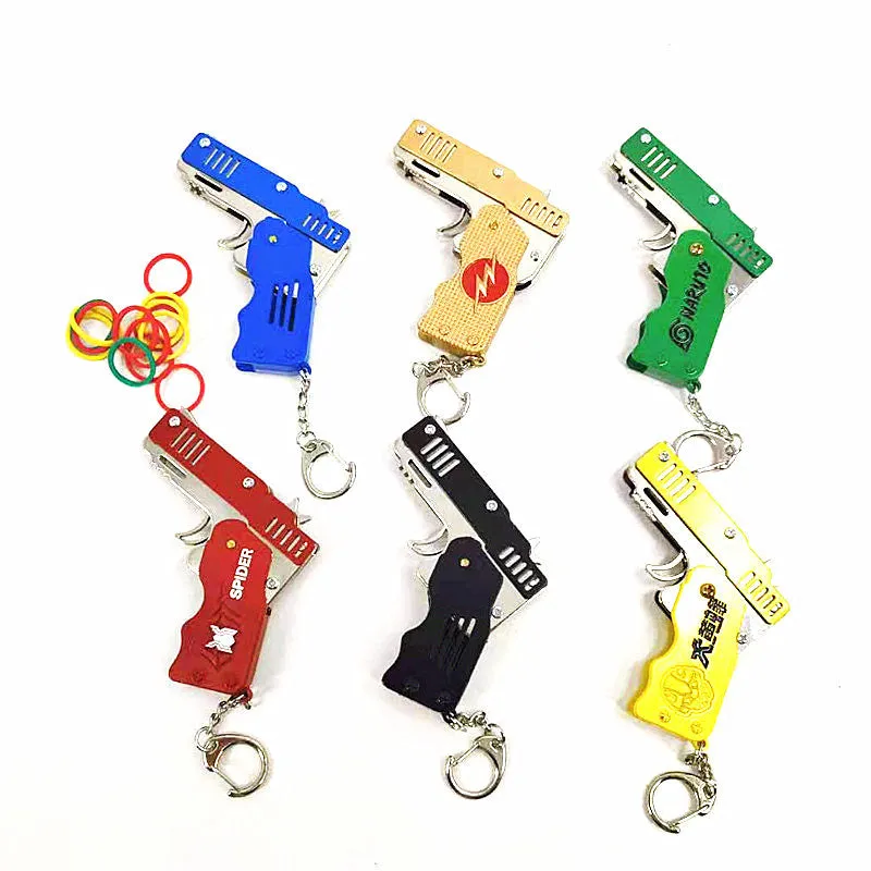 Folding Rubber Band Simulation Toy Gun, TO0084