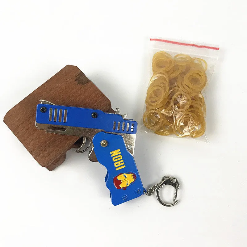 Folding Rubber Band Simulation Toy Gun, TO0084