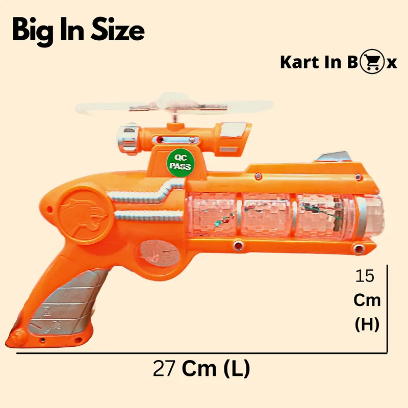 Gun Toys for Kids with Light, Music, Laser, Sound (Big in Size)