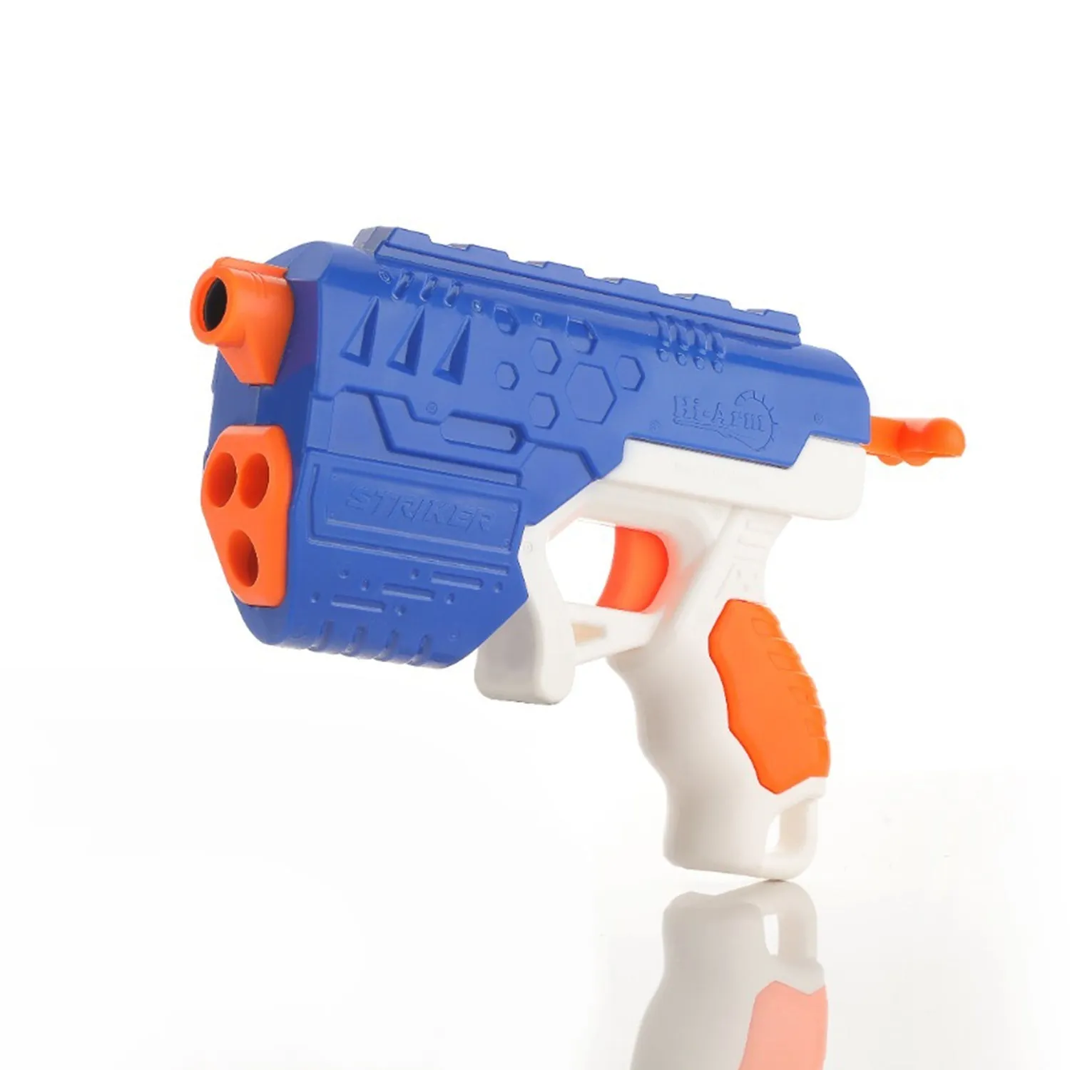 Hi-Arm Gun with 10xFoam Suction Bullet ,Made with ABS Plastic ,Solid Build ,Target Shooting