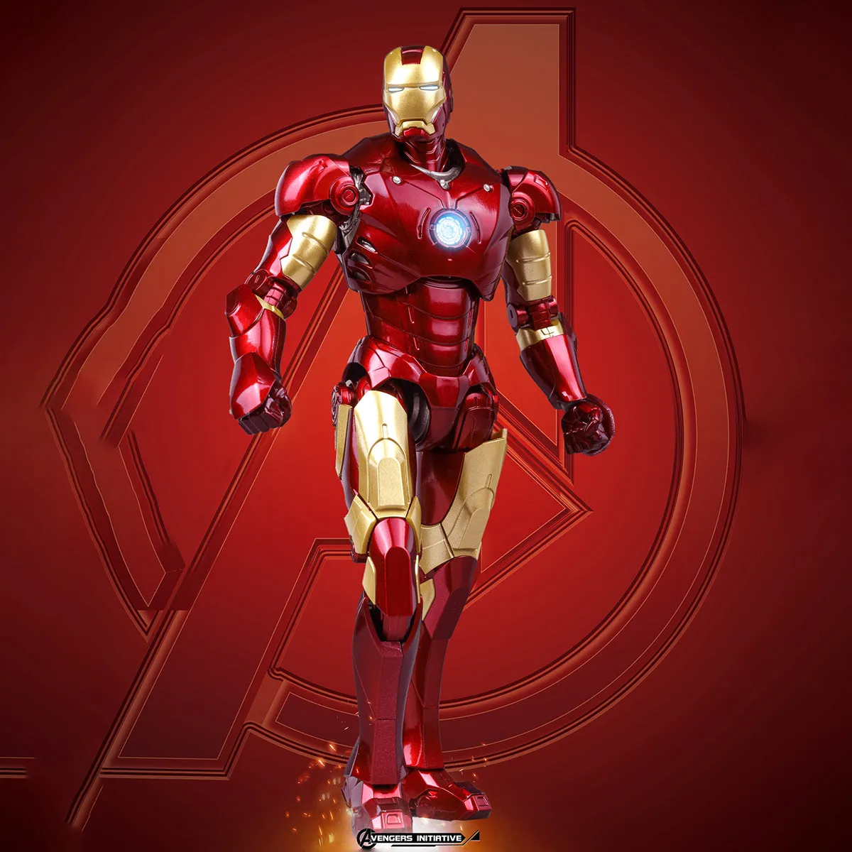 HiPlay Fondjoy Plastic Model Kits: Infinity Saga - Iron Man, Mecha Musume Style 1:12 Scale Miniature Collectible Action Figures MK3