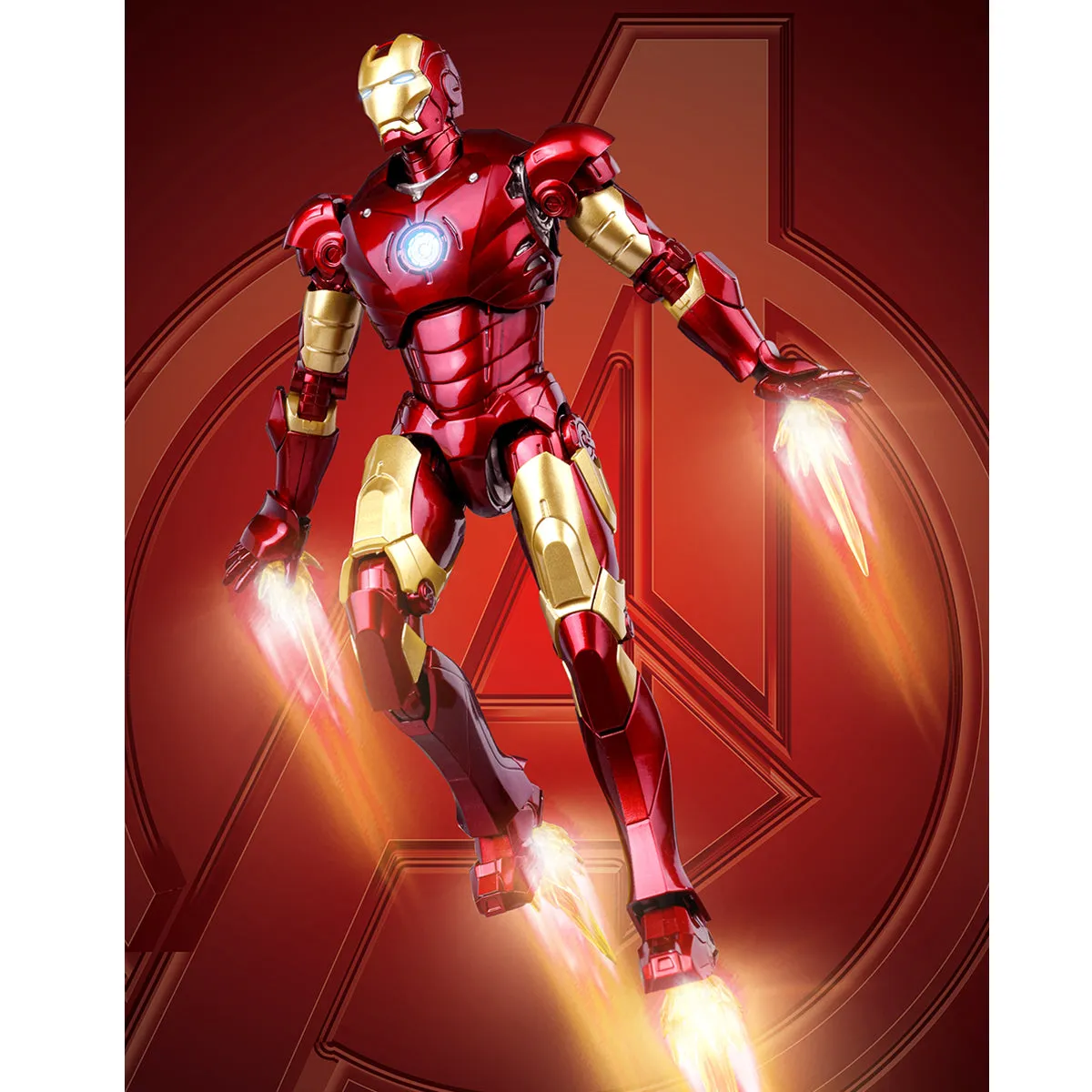 HiPlay Fondjoy Plastic Model Kits: Infinity Saga - Iron Man, Mecha Musume Style 1:12 Scale Miniature Collectible Action Figures MK3