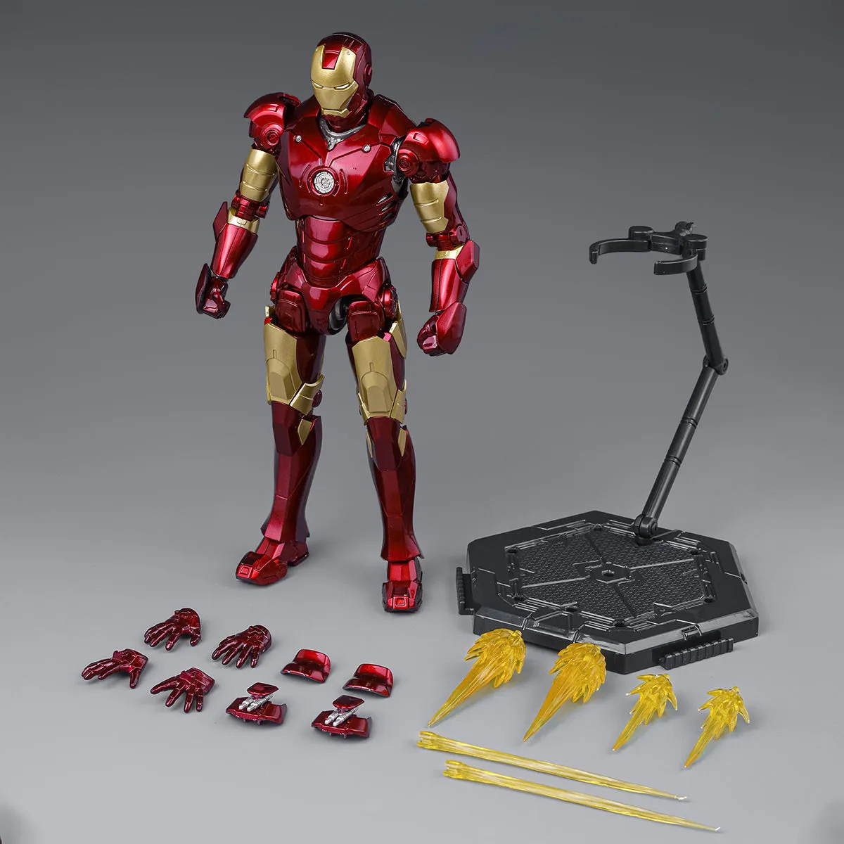 HiPlay Fondjoy Plastic Model Kits: Infinity Saga - Iron Man, Mecha Musume Style 1:12 Scale Miniature Collectible Action Figures MK3