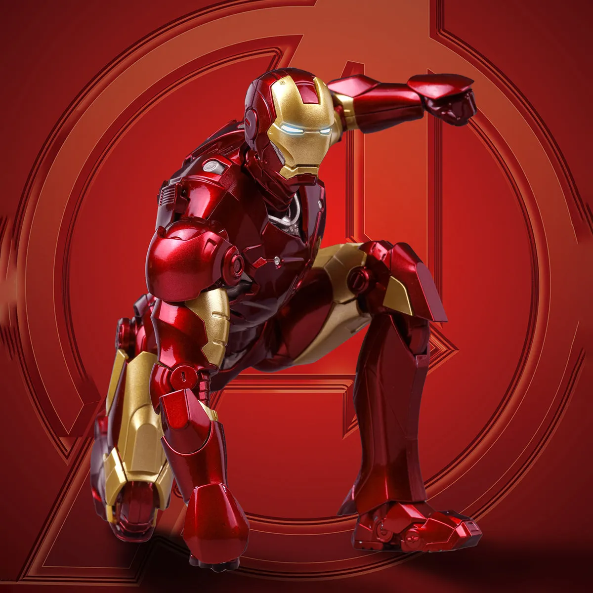 HiPlay Fondjoy Plastic Model Kits: Infinity Saga - Iron Man, Mecha Musume Style 1:12 Scale Miniature Collectible Action Figures MK3