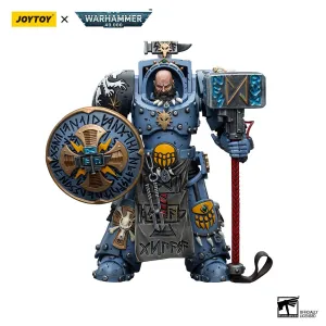 Joy Toy Warhammer 40K Space Wolves Arjac Rockfist 1/18 Action Figure