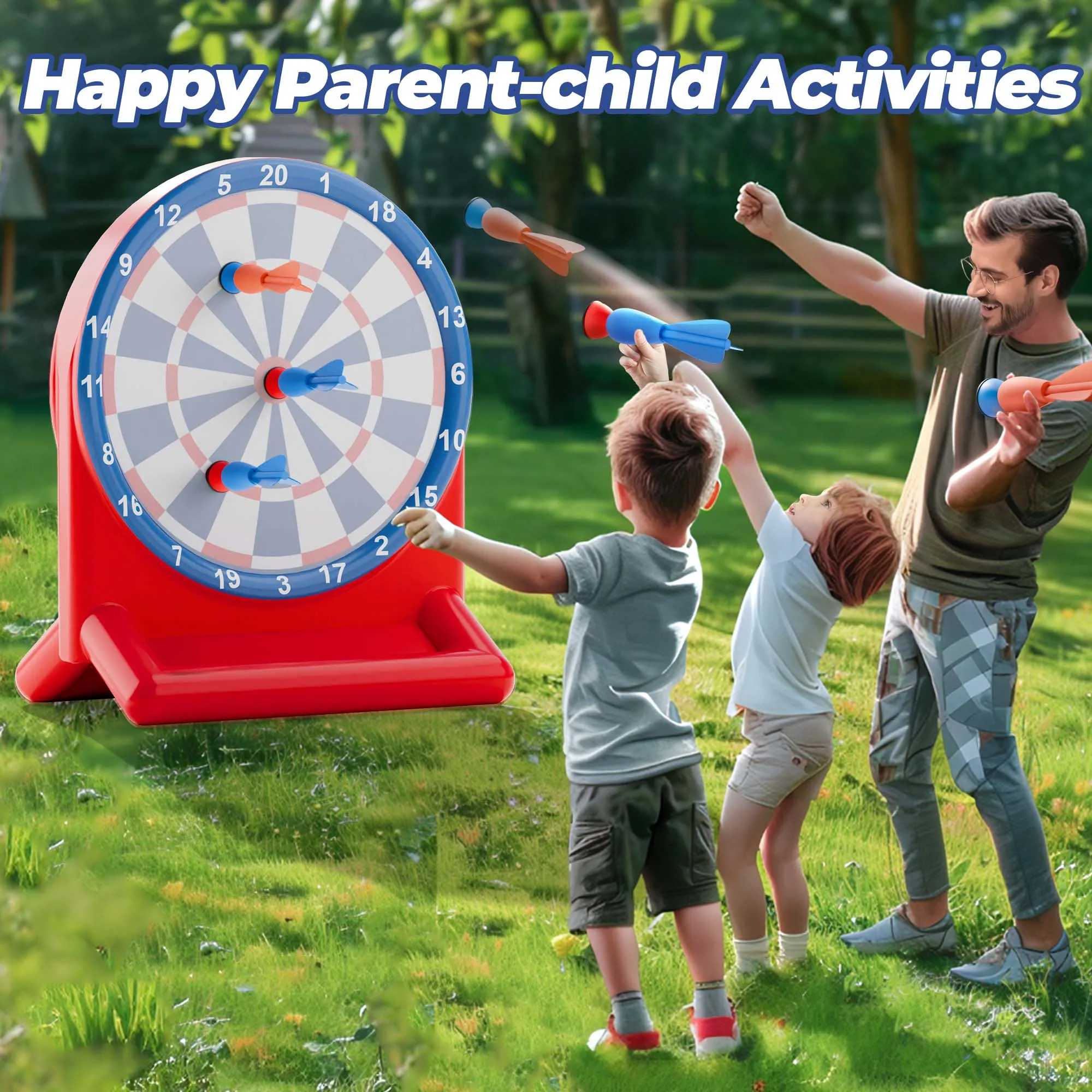 Kids Swimming Pool Toys, Inflatable Floating Dart Board Water Game