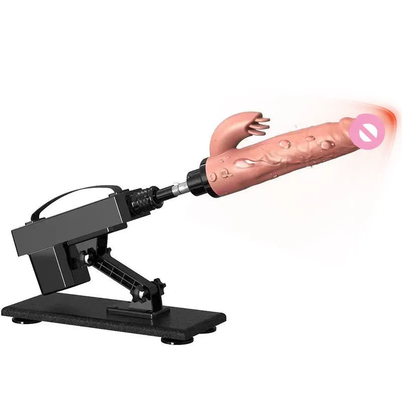 Masturbator Fully Automatic Extraction And Insertion Telescopic Impact Gun Female Simulated Heating Vibrator