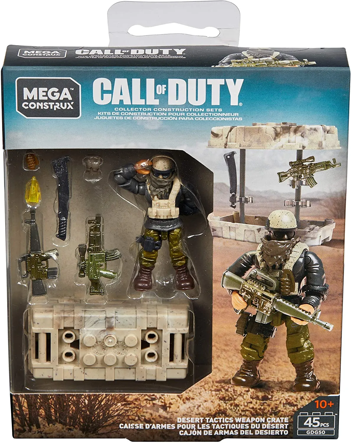 Mega Construx Call of Duty Desert Tactics Weapon Crate