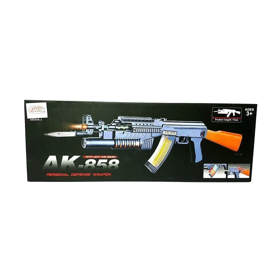 Musical AK-858 Gun with Lights