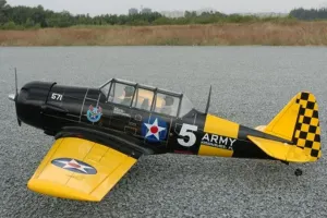 Nexa AT-6 Texan Black - 1540mm (60.6) Wingspan Ready-to-Fly ARF Model Aircraft