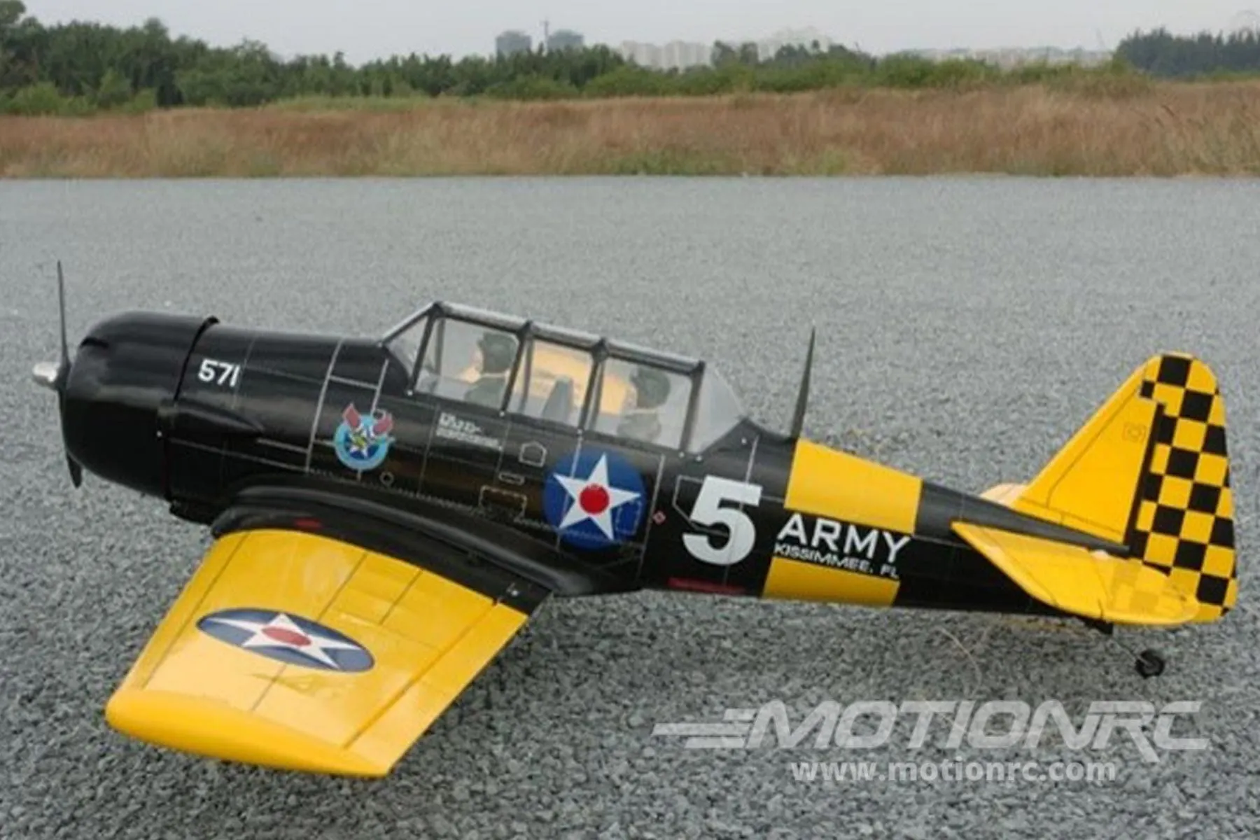 Nexa AT-6 Texan Black - 1540mm (60.6) Wingspan Ready-to-Fly ARF Model Aircraft