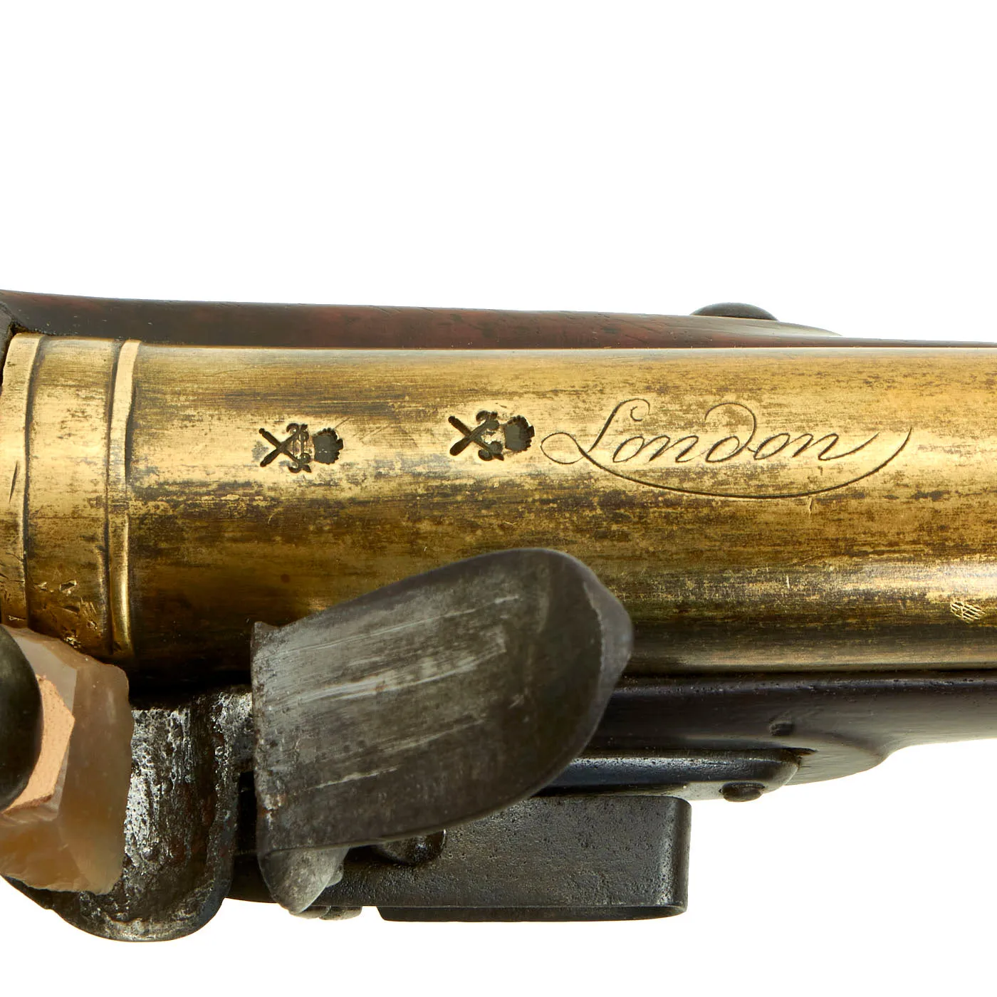 Original 18th Century English Brass Barrel Blunderbuss by Bateman of London with Brass Mounts - circa 1770