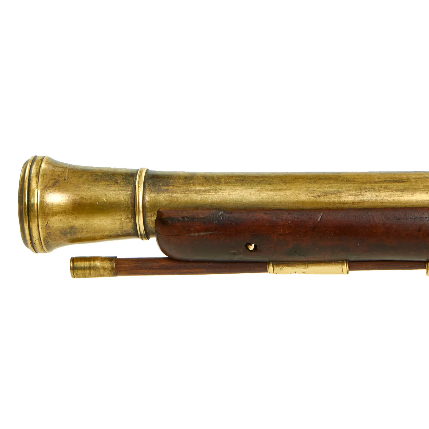 Original 18th Century English Brass Barrel Blunderbuss by Bateman of London with Brass Mounts - circa 1770