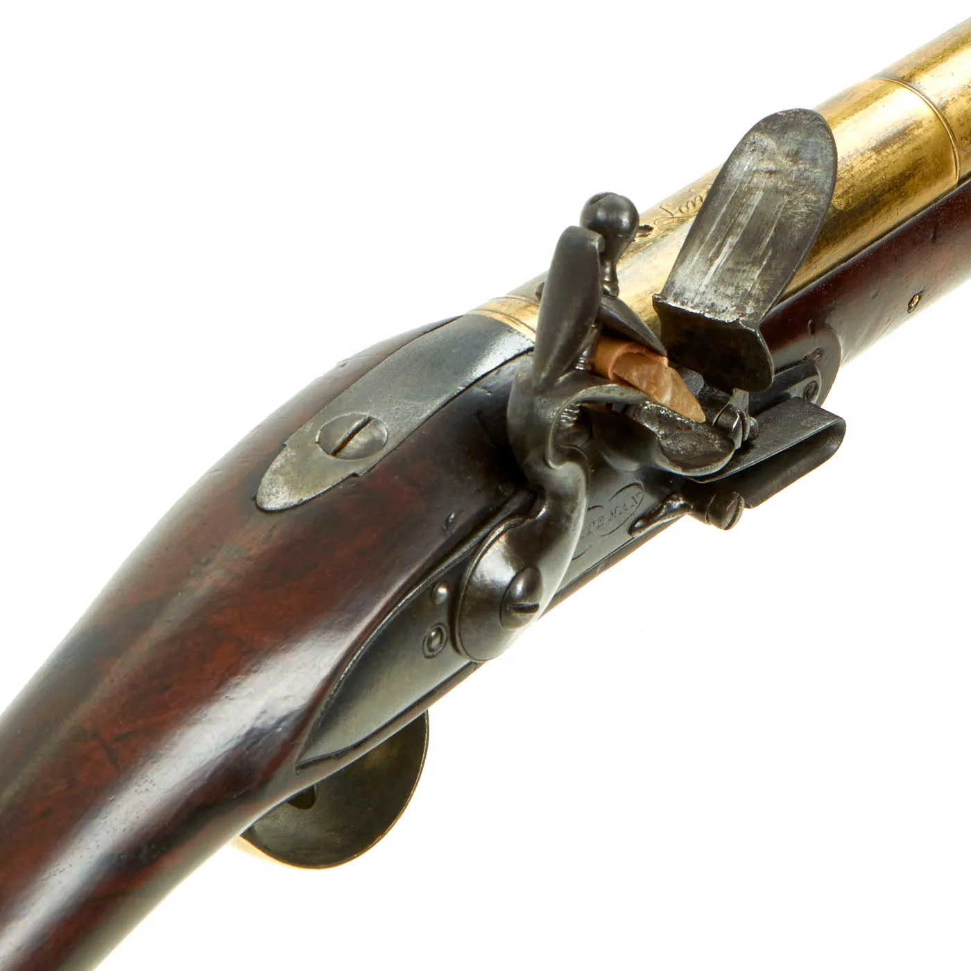 Original 18th Century English Brass Barrel Blunderbuss by Bateman of London with Brass Mounts - circa 1770