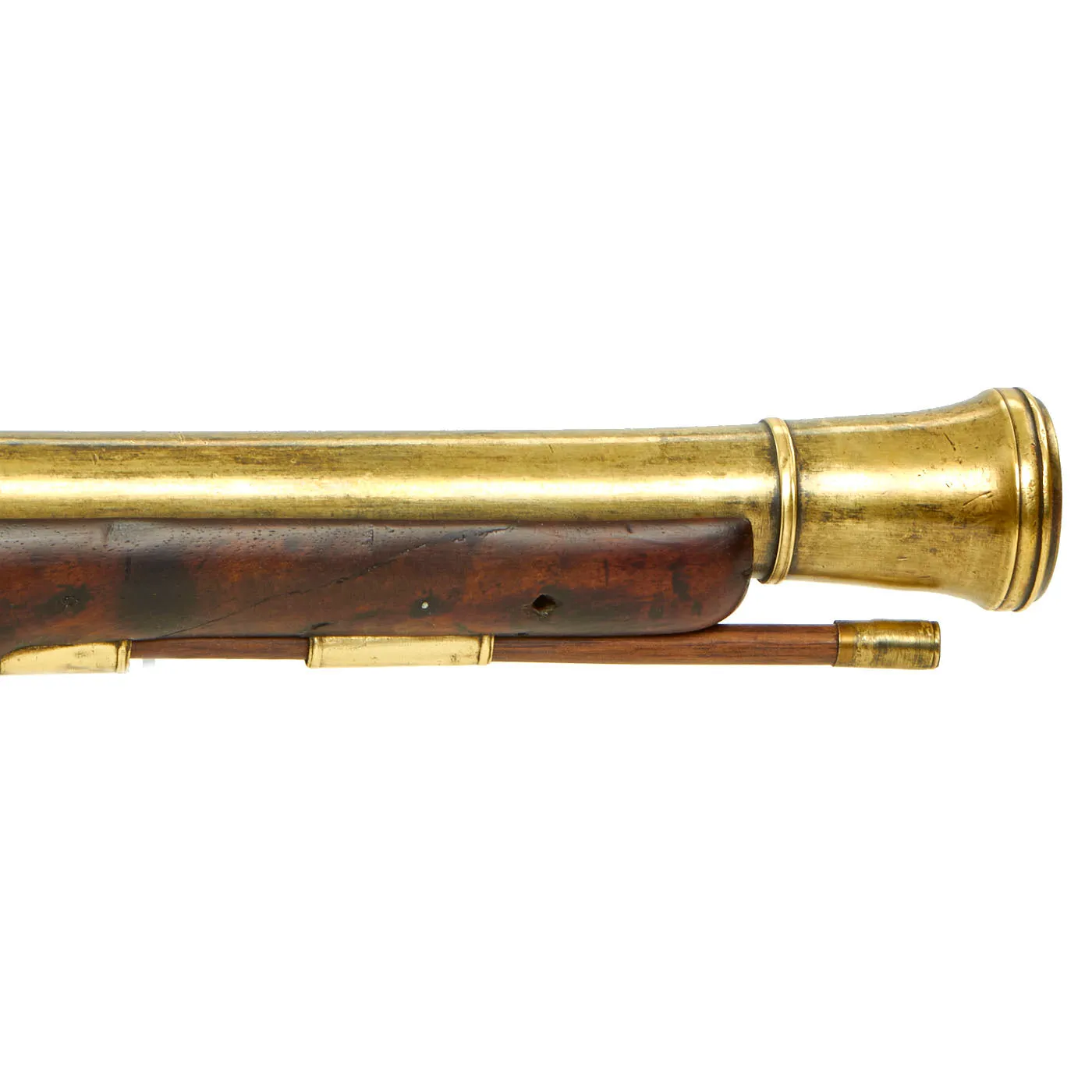 Original 18th Century English Brass Barrel Blunderbuss by Bateman of London with Brass Mounts - circa 1770