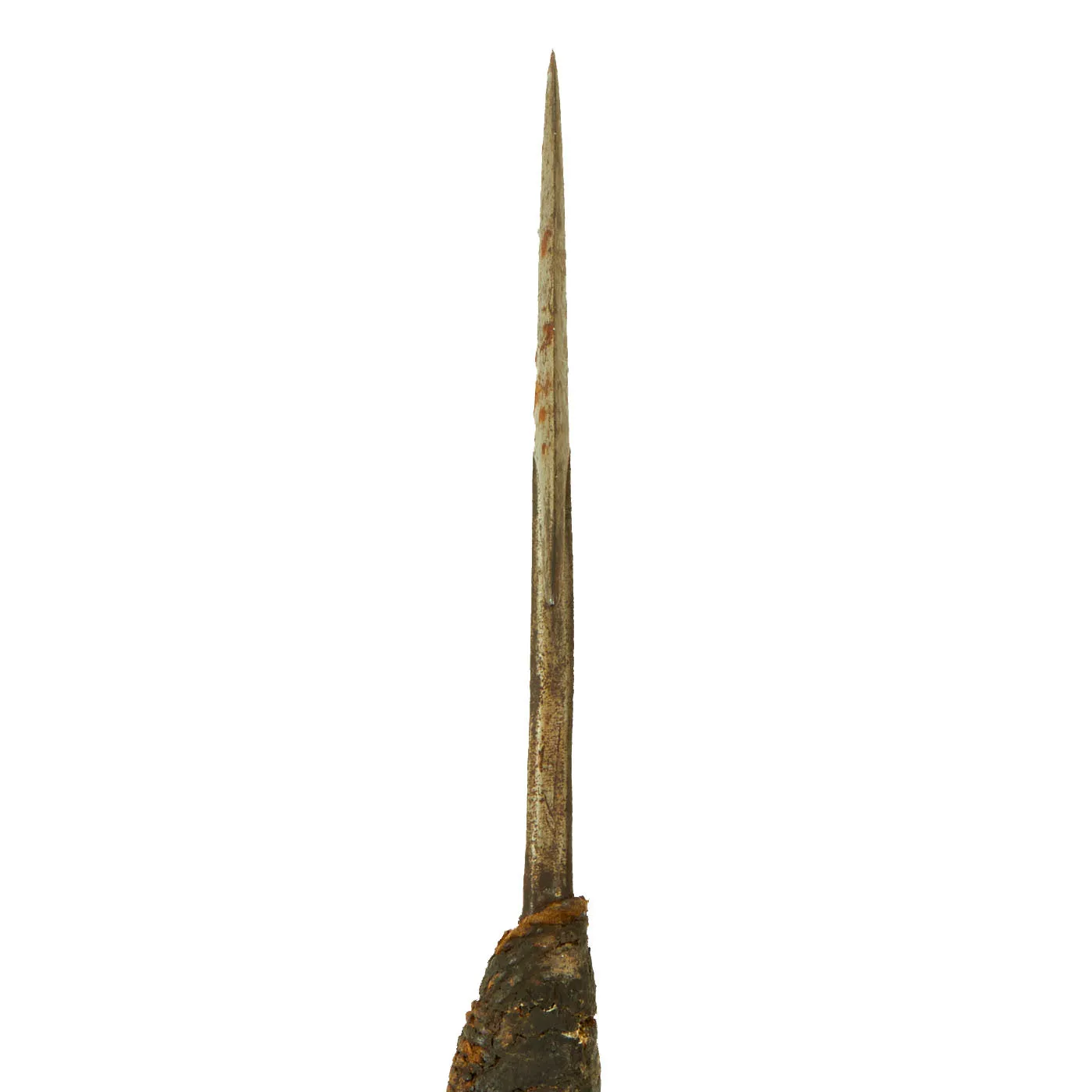 Original 19th Century Philippines Bagobo People Sibat Spear With Detachable Spear Head