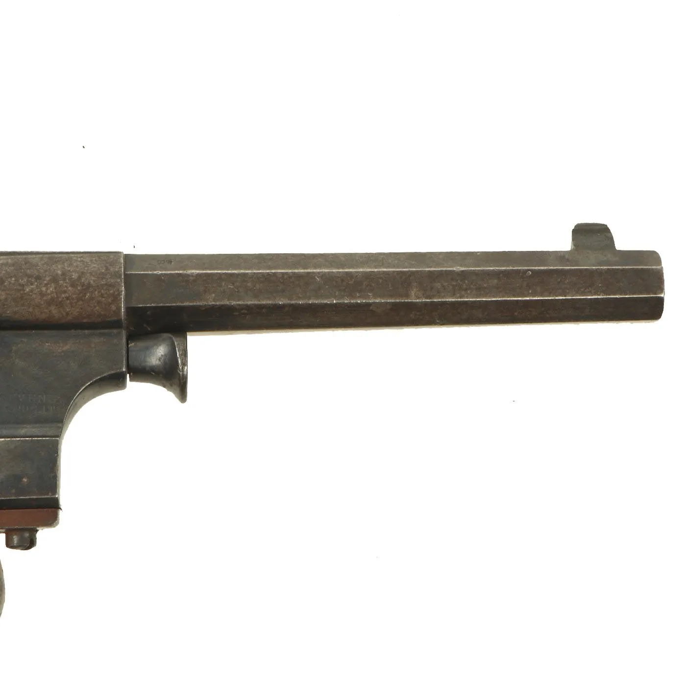 Original Antique Dutch Model 1873 Army Revolver by P. Stevens of Maastricht in 9.4mm - Serial 1448