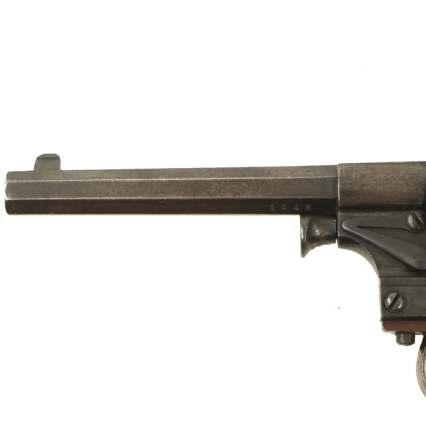 Original Antique Dutch Model 1873 Army Revolver by P. Stevens of Maastricht in 9.4mm - Serial 1448