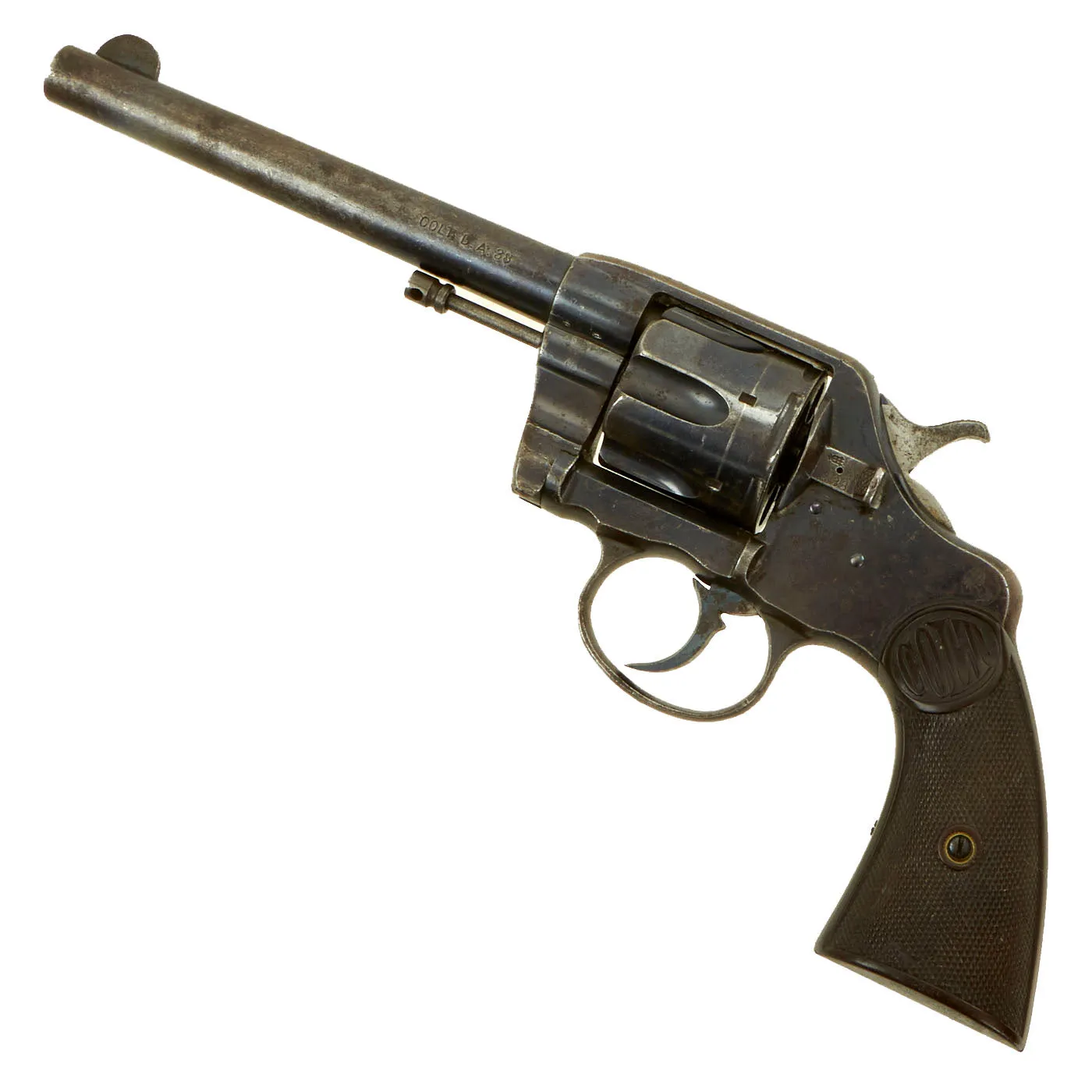 Original Antique U.S. Colt "New Navy" Model 1895 D.A. 38 Revolver Serial No. 111089 - Made In 1898