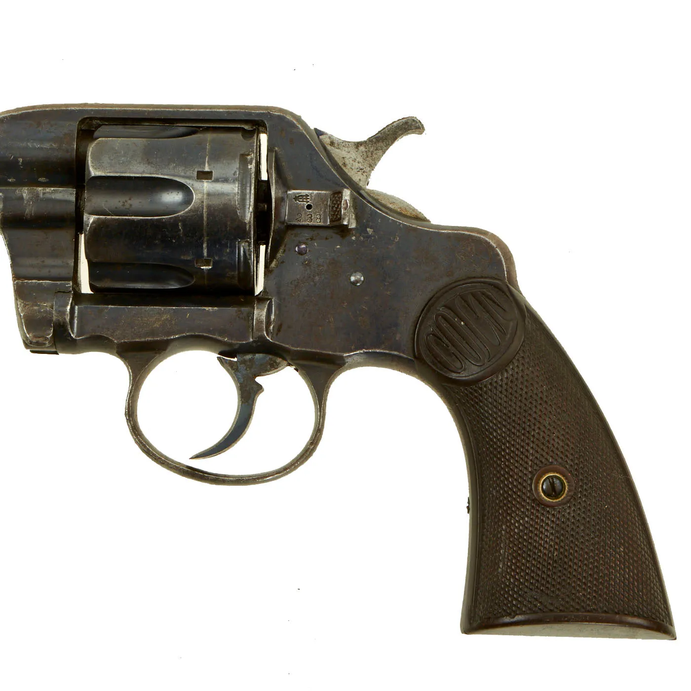 Original Antique U.S. Colt "New Navy" Model 1895 D.A. 38 Revolver Serial No. 111089 - Made In 1898