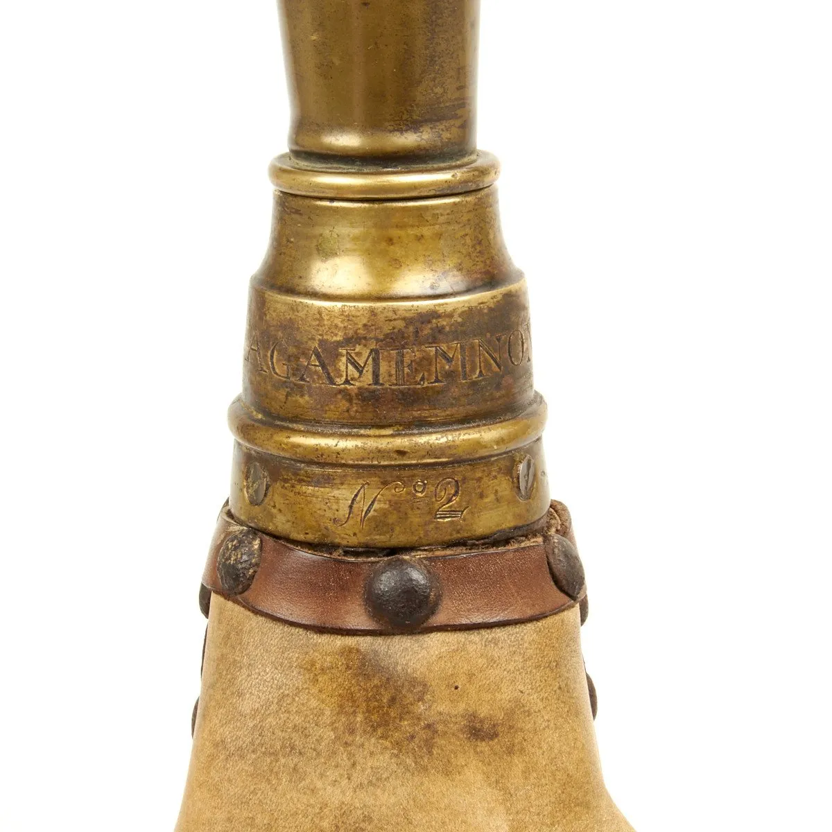 Original British 18th Century Naval Foghorn of HMS AGAMEMNON