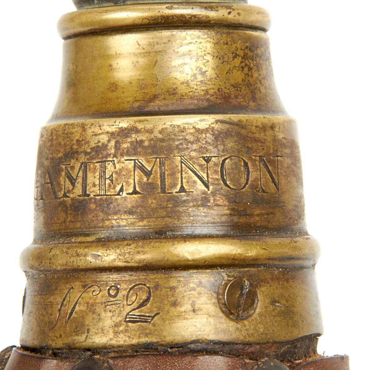 Original British 18th Century Naval Foghorn of HMS AGAMEMNON