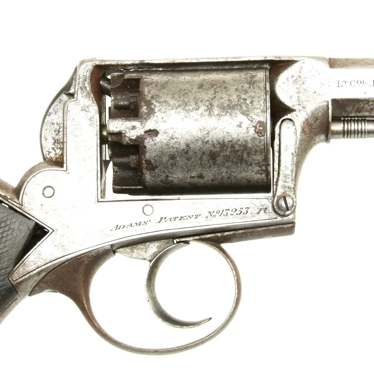 Original British Adams Model 1851 Dragoon Percussion Revolver named to Lt. Col. John Yorke