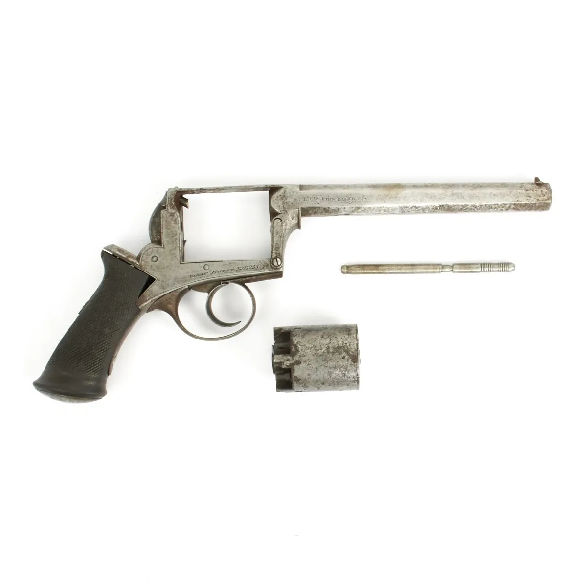 Original British Adams Model 1851 Dragoon Percussion Revolver named to Lt. Col. John Yorke