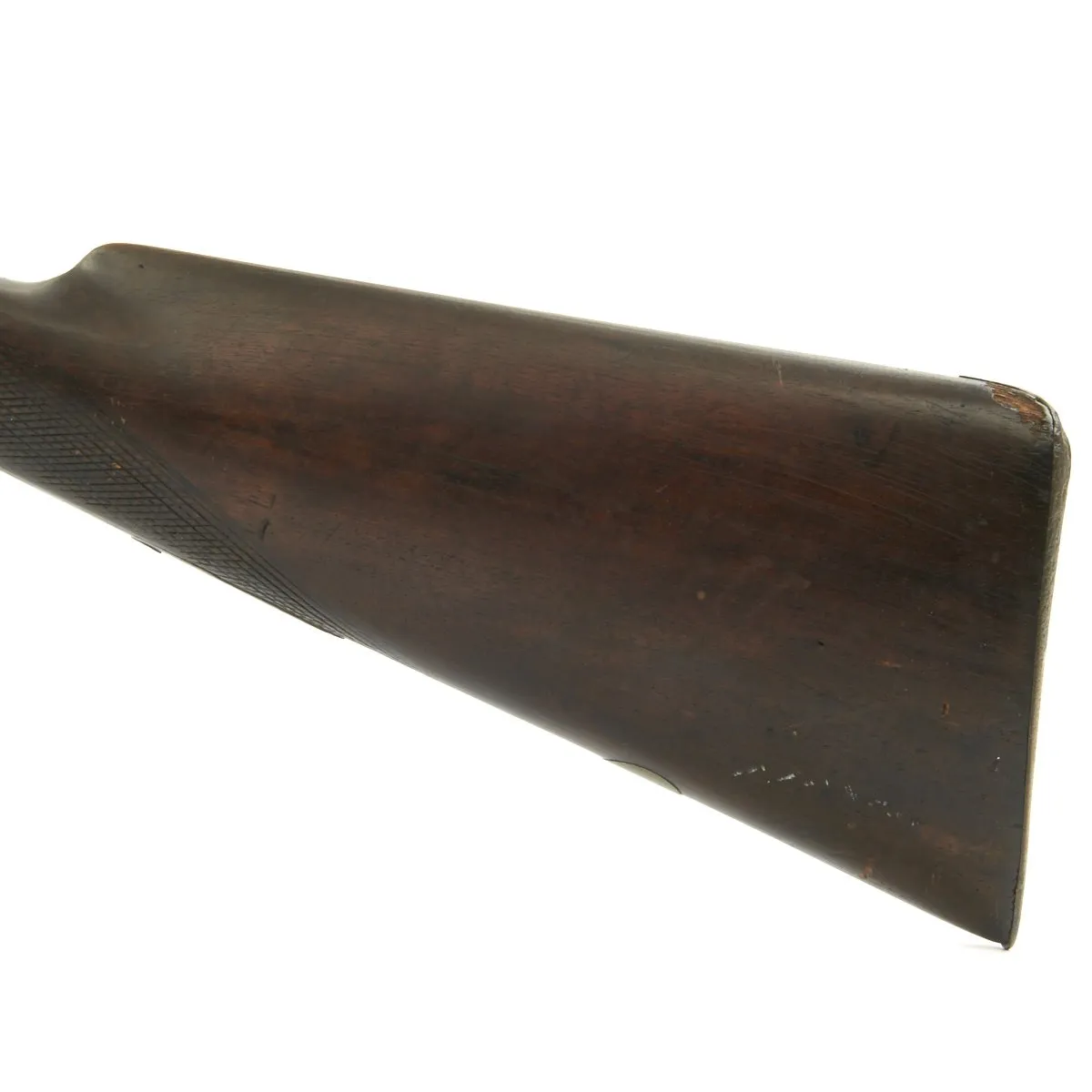 Original British Double Bbl. 16ga. Percussion Shotgun Sold in U.S. by James Bown & Sons - c.1840